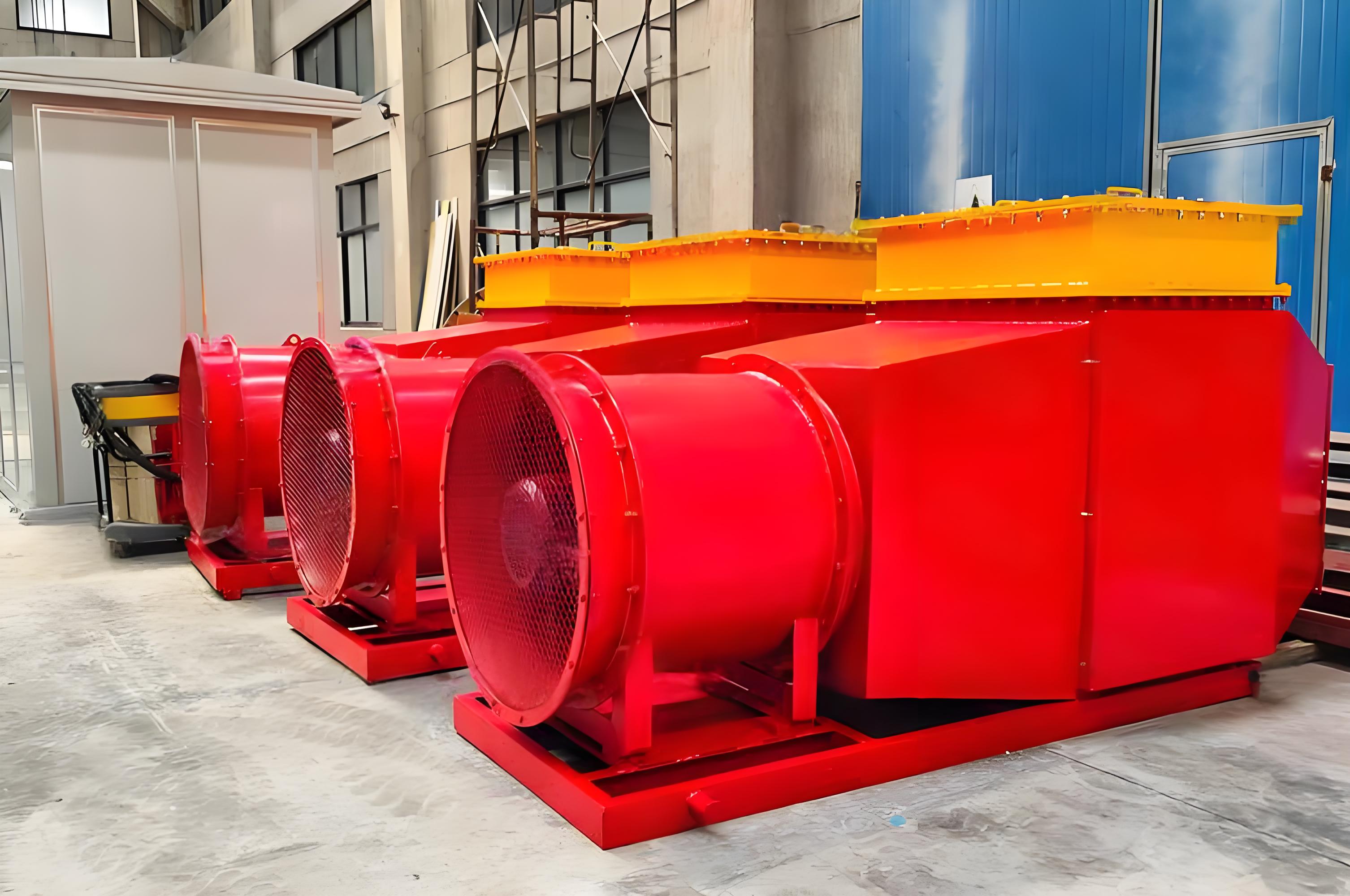 礦用防爆熱風機組